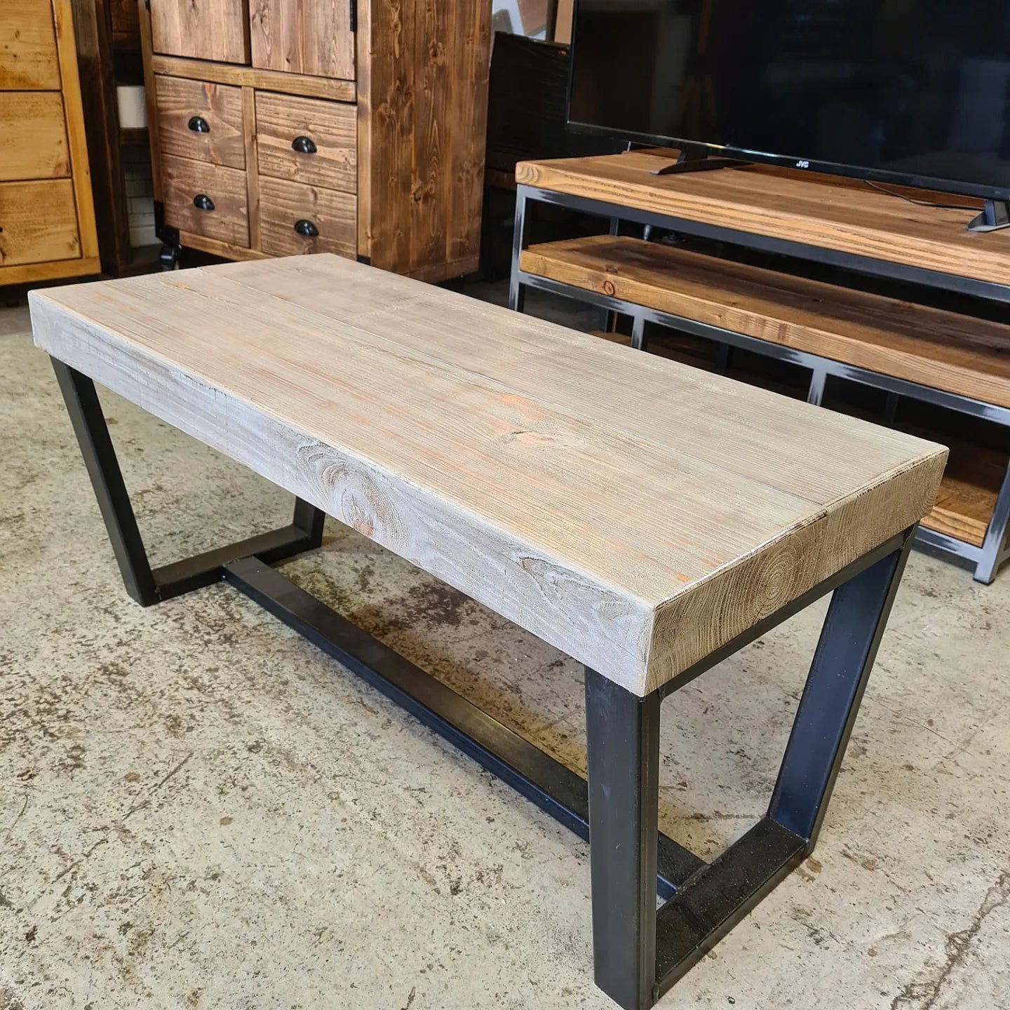 Chunky Coffee table industrial unique