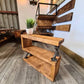 Handmade Rustic Side Table – Solid Wood Accent Table - DK Fabrications