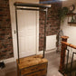 Industrial Rustic Clothes Rail – Solid Wood & Metal - DK Fabrications